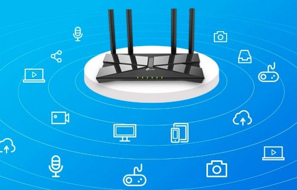 Wi-Fi-роутер TP-Link AX1500 WI-FI 6/5XLAN GIGABIT PORTS Archer AX10
