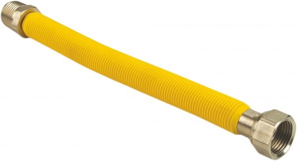 Шланг Ayvaz для газа ВН в изоляции 1/2 120 см.