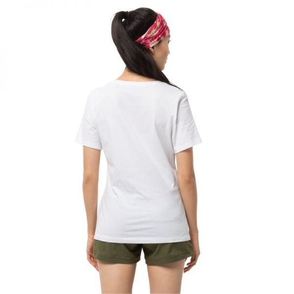 Футболка Jack Wolfskin PARADISE LOGO T W 1807661-5018 р. L білий