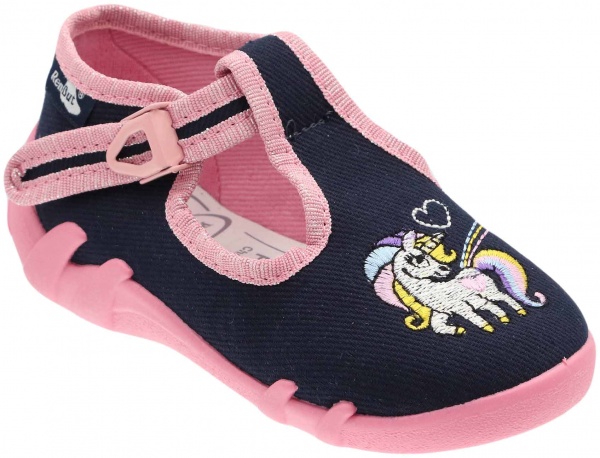 Тапочки детские RenBut Единорог р.24 темно-синий 13-102_P-1204-24 