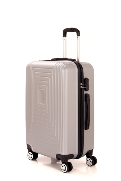 Валіза 70 л срібний MCS V360 на 4 колесах M 24