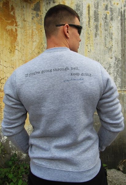 Свитшот P1G WINTER SWEATSHIRT WINSTON CHURCHILL UA281-29911-WC-IG р. S серый