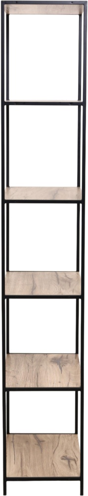 Етажерка Центр Меблів Конго 1800х500х300 мм натуральний/чорний