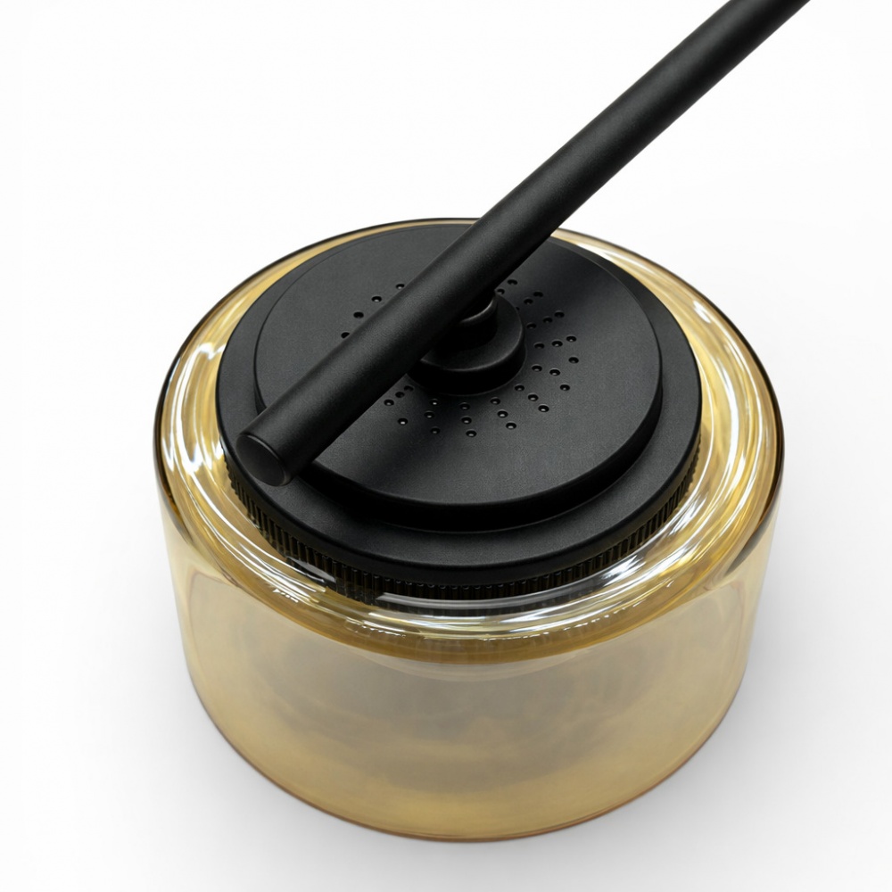 Люстра потолочная LIGHT SET DUSHA MS228 4x12 Вт GX53 черный с янтарным