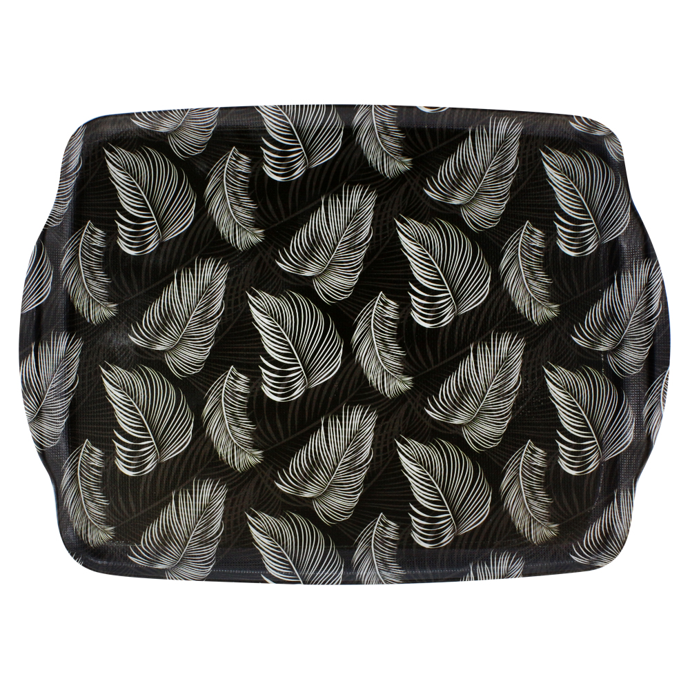 Поднос Arino Feathers 40x29,7x2 см прямоугольный нескользящий 74652