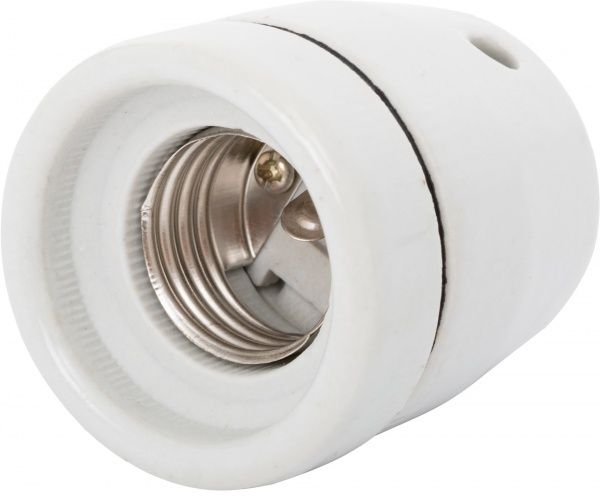 Патрон електричний  ЕМТ E27 кераміка білий 22-0108