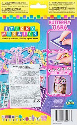 Мозаїка Orb Factory стікерна Корона Метелик