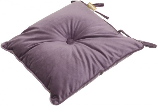 Подушка на стілець Велюр 40х40 см бузковий La Nuit