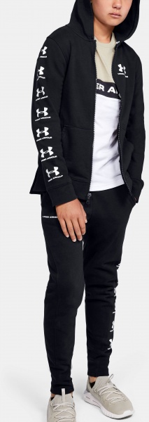 Джемпер Under Armour Rival Full Zip Hoody 1343277-001 р. XS чорний