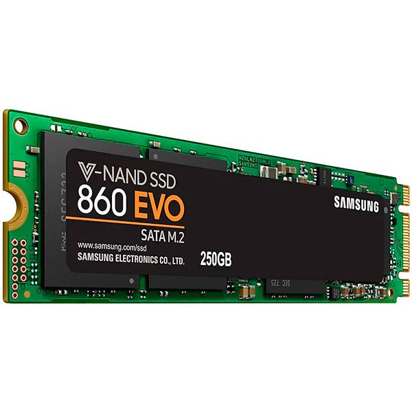 SSD-накопитель Samsung 860 Evo 250GB M.2 SATA III TLC (MZ-N6E250BW) 