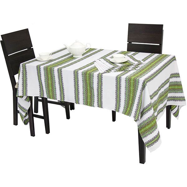 Комплект столовый 17,3 140x230 см зеленый Эдельвика 