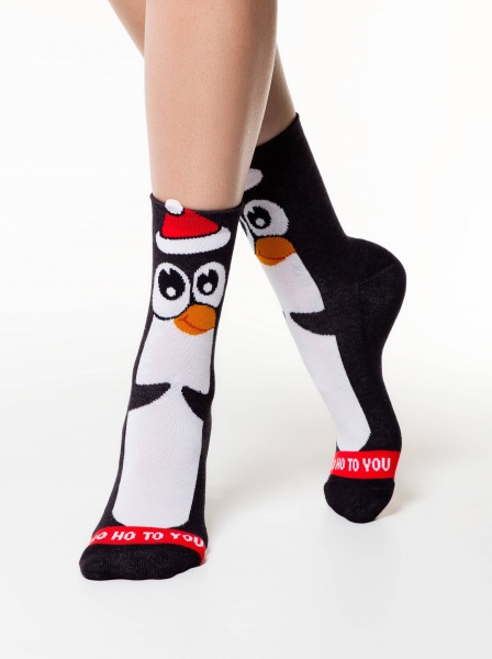 Носки женские Conte CE NEW YEAR 21С р.23-25 черный