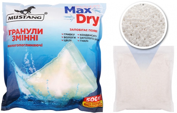 Гранули змінні Mustang Max Dry Box 500 г (MSA500G )