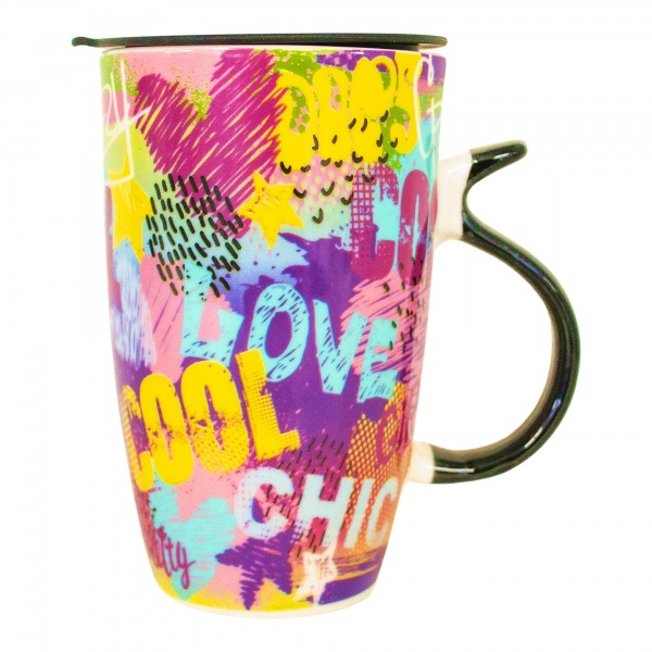 Чашка с крышкой Freestyle 420 мл 21-279-121 Keramia