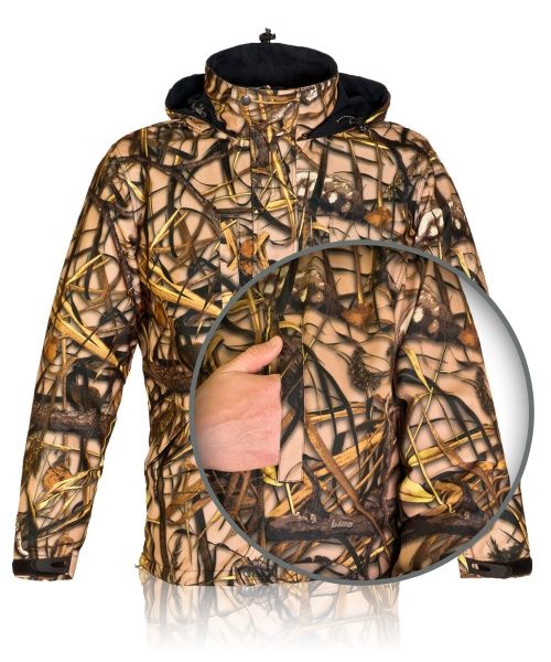 Куртка Торнадо мисливська з мембраною камуфляжна 