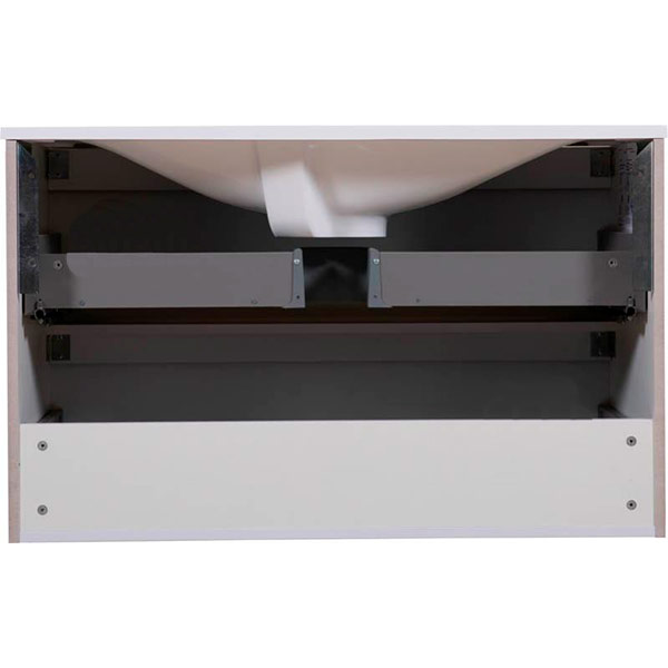 Тумба подвесная Aqua Rodos HeadWay 100 см бетон бежевый под умывальник из искусственного камня 100