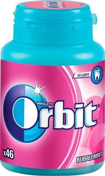 Жувальна гумка Orbit Bottle Bubblemint 46 шт. (4009900482417) (5371) 
