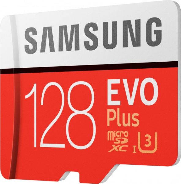 Карта пам'яті Samsung microSDXC 128 ГБ UHS-I Class 3 (U3) (MB-MC128HA/RU) EVO Plus V2 