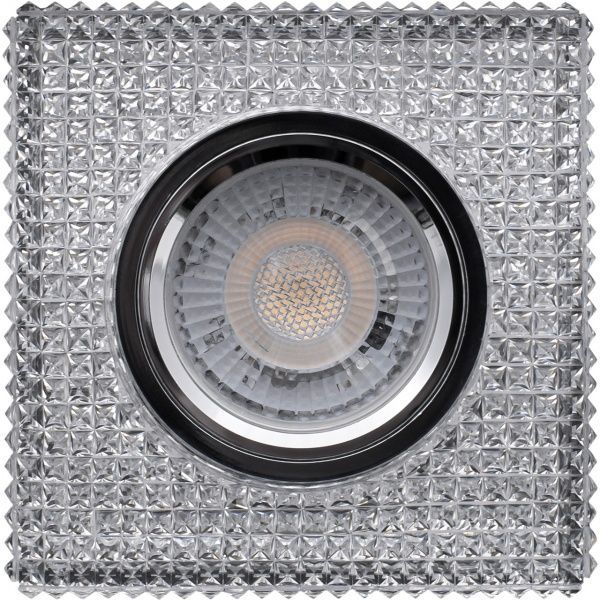 Светильник точечный Hopfen с подсветкой MR16 3 Вт GU5.3 4500 К прозрачный/хром CR 0917 LED 3W