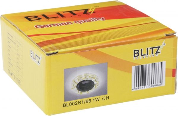 Светильник точечный Blitz GU5.3 белый с золотистым BL002S1/66 1W СН 