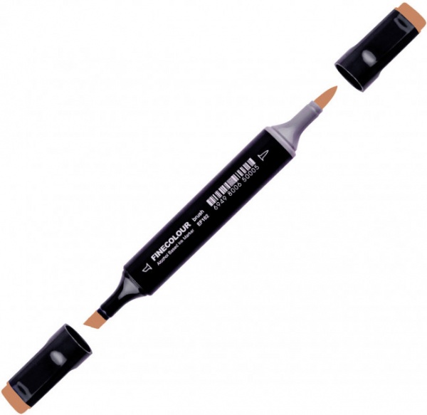 Маркер спиртовой FINECOLOUR EF102-417N светлый грецкий орех 