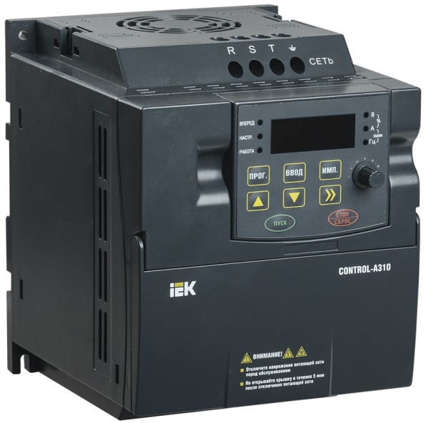 Преобразователь частоты IEK CONTROL-A310 380V, 3Ф 1,5 kW 3,7A