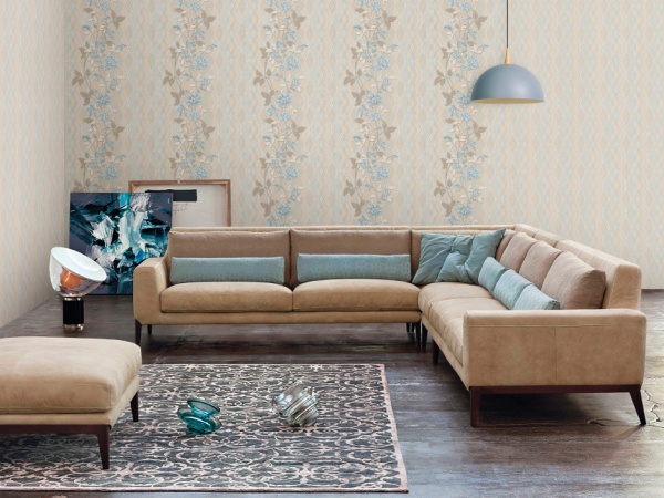 Обои виниловые на бумажной основе Славянские обои Соmfort Грей 2 352-02 0,53x10,05 м 