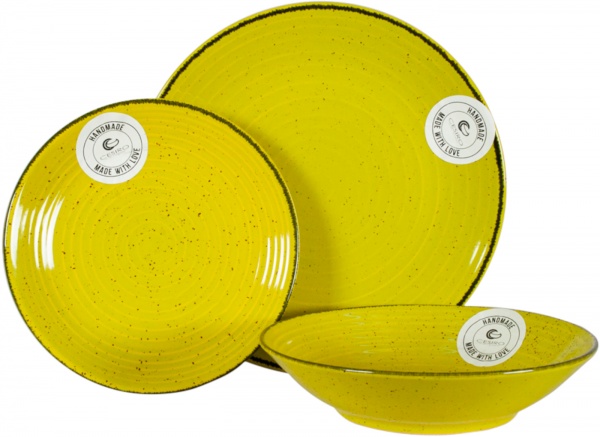 Тарелка суповая Spiral 21 см цитрон (A2345S/G140) Cesiro