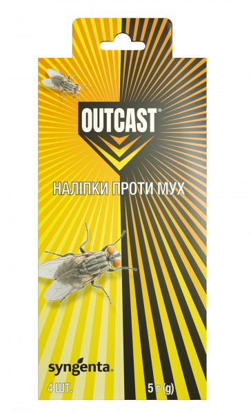 Липучки від комах Outcast 4 шт. 5г 