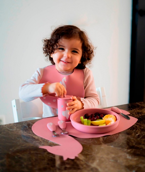 Коврик для посуды Tryco силикон пепельно-розовый TR-392841