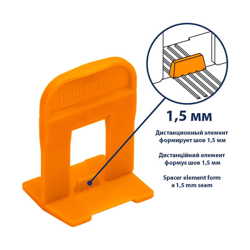 Основа СВП Plitkom 1,5 мм 500 шт./уп (110600)