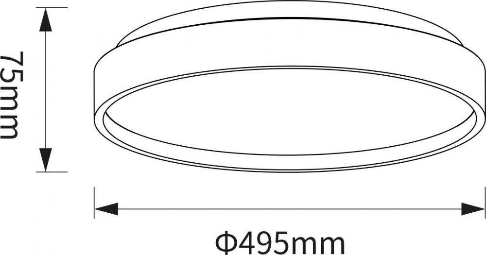 Светильник потолочный Sensio LED Kioto 70 Вт белый 3000 - 6500 К AR-N250421025