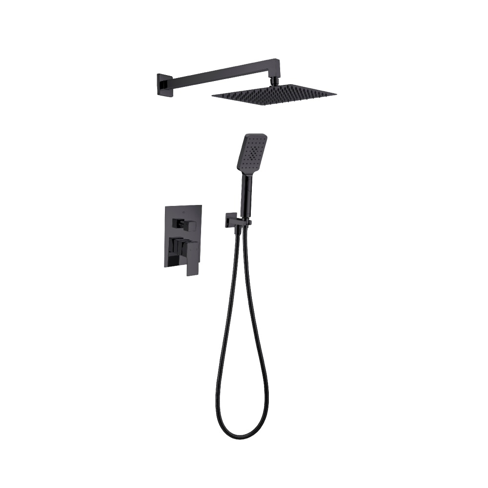 Душова система прихованого монтажу FADO S.r.l Verona матова чорна MIX06034B