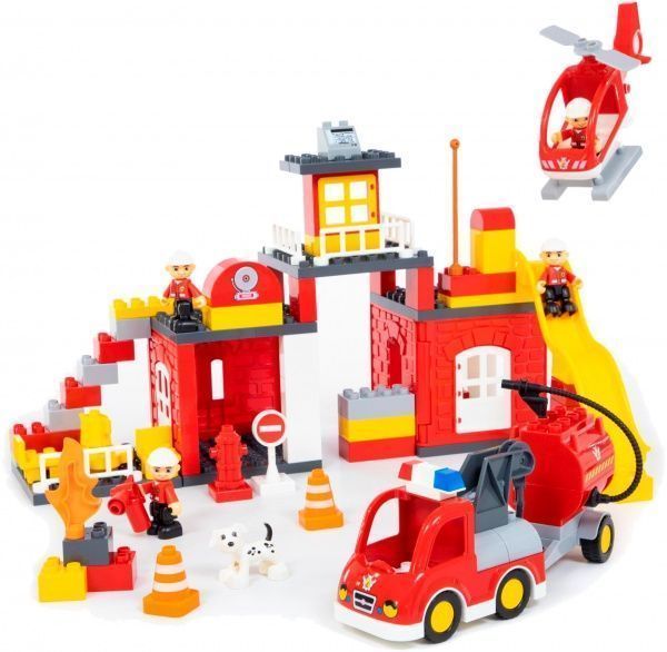 Конструктор строительный Полесье Пожарная станция 77493