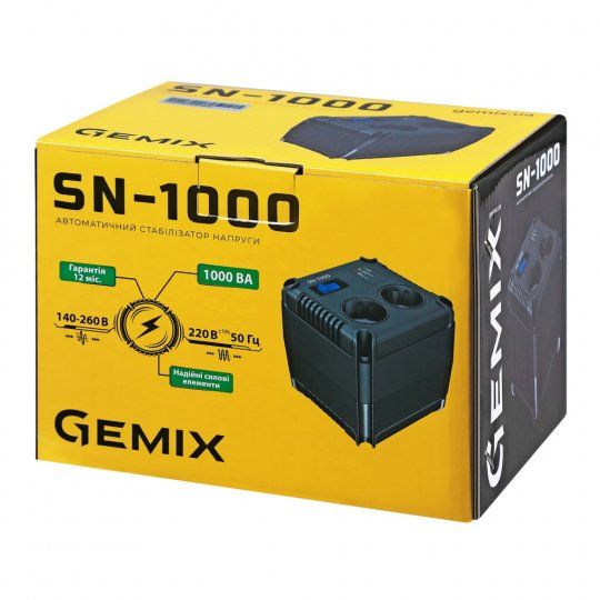 Стабілізатор напруги Gemix SN-1000