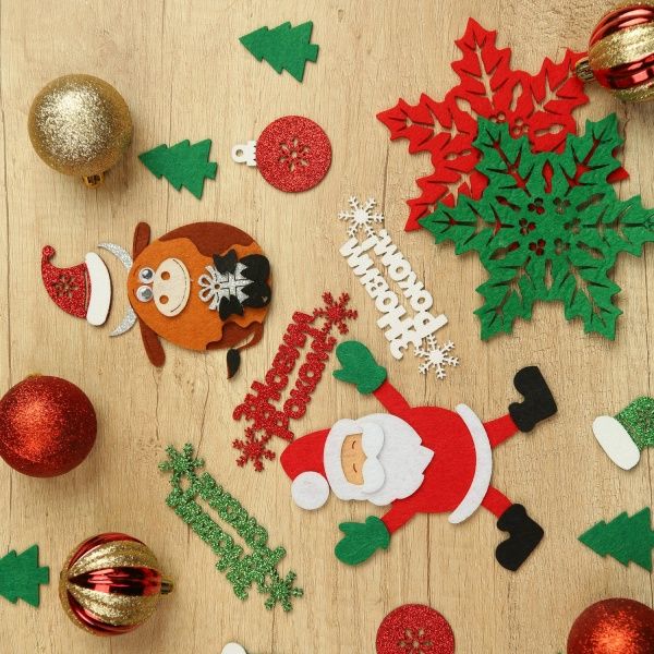 Декоративний виріб Бичок з подарунком 9 см 4 шт. 125142 Діамантові ручки