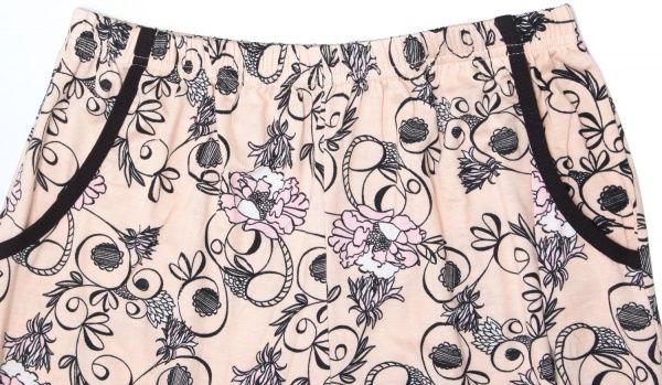 Комплект женский Nika Ledi 12509 р. XL бежевый с черным 