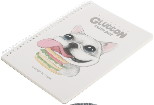 Книга для записей на спирали Домашние любимцы А5