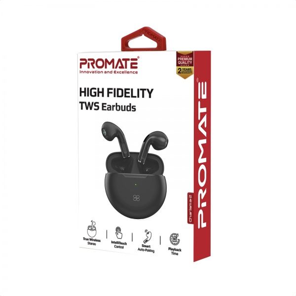 Наушники Promate Charisma-2 Bluetooth 5 black (charisma-2.black) 