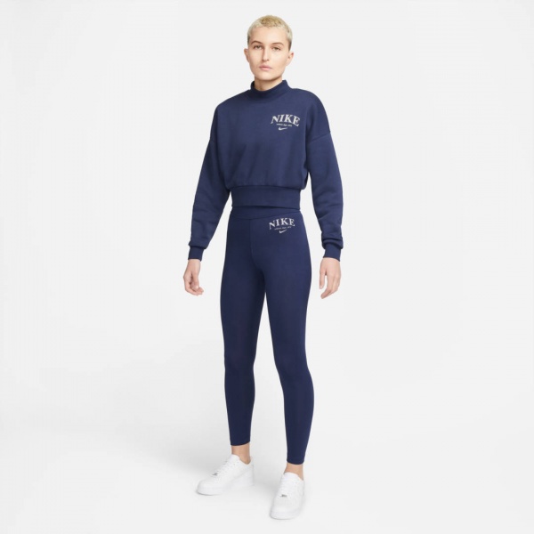 Лосини Nike W NSW LGGNG GFX DQ6038-410 р.XS синій