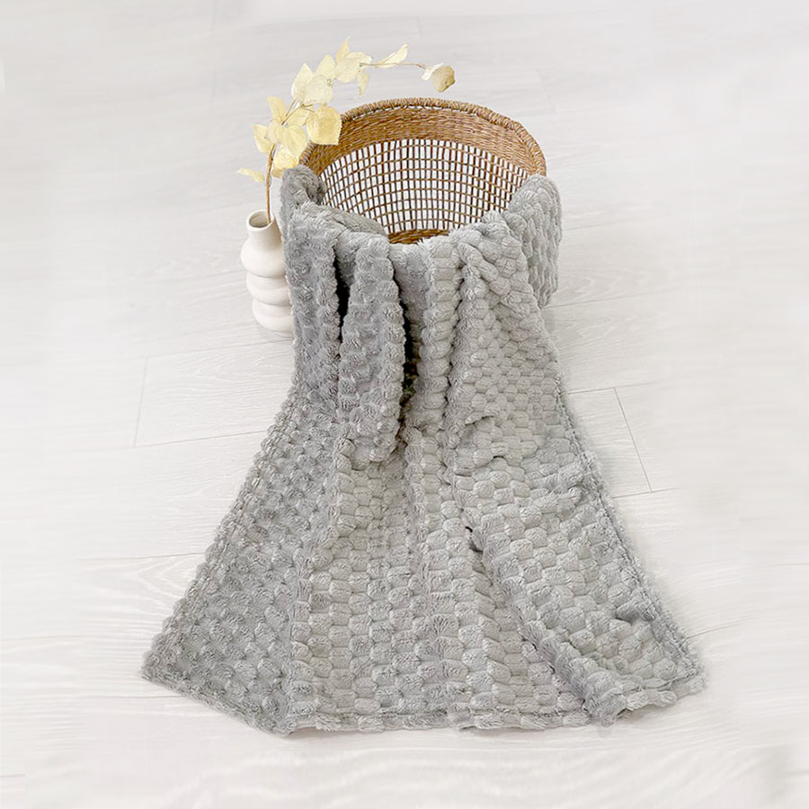 Плед Blanka Соти 90x100 см сірий