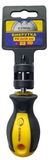 Викрутка Сталь PH2×38 мм 49056