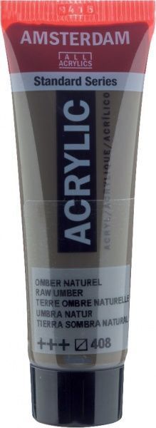 Краска акриловая умбра натуральная 408 20 мл Amsterdam Standart Royal Talens