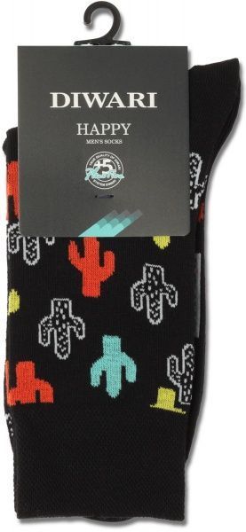 Носки мужские DiWaRi Happy 17С-151СП 141 р. 25 черный 1 пар 