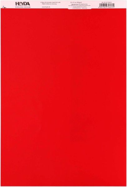 Бумага с рисунком Точка двусторонняя красная 21x31 см 200 г/м² HEYDA