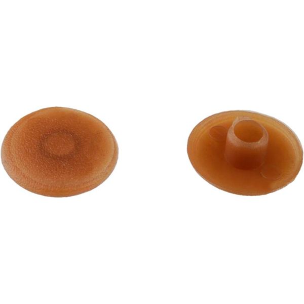 Заглушка на конфірмат 100 шт. горіх лісовий DC