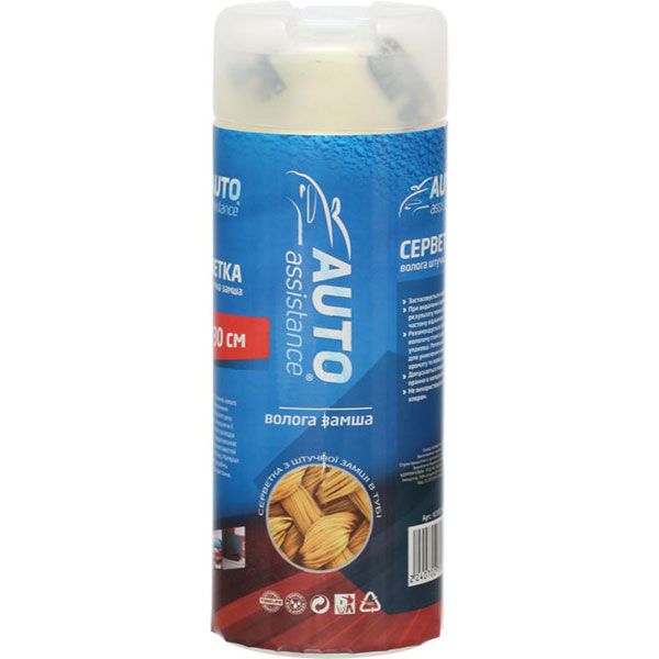 Серветка волога Auto Assistance PT3030 штучної замші 30x30 см 1 шт