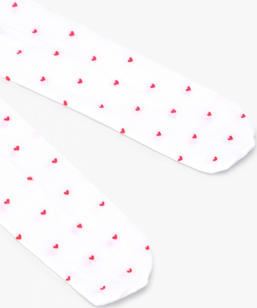 Колготки для девочек Duna 20 den 1403р.134-140 белый с рисунком 