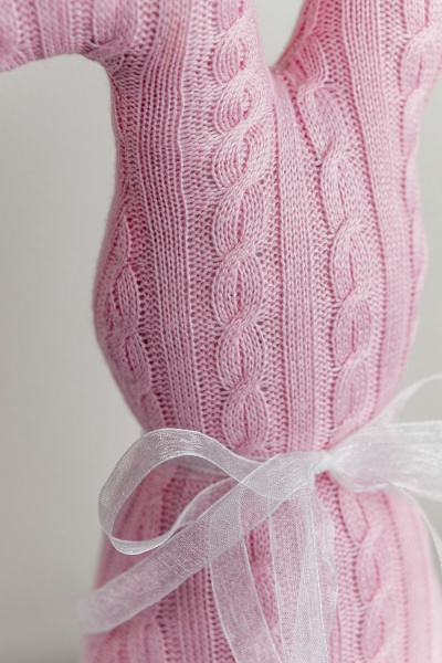 Декорация пасхальная Заяц Розовый Стопер