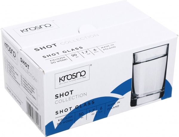 Набор рюмок SHOT 50 мл 6 шт. Krosno 